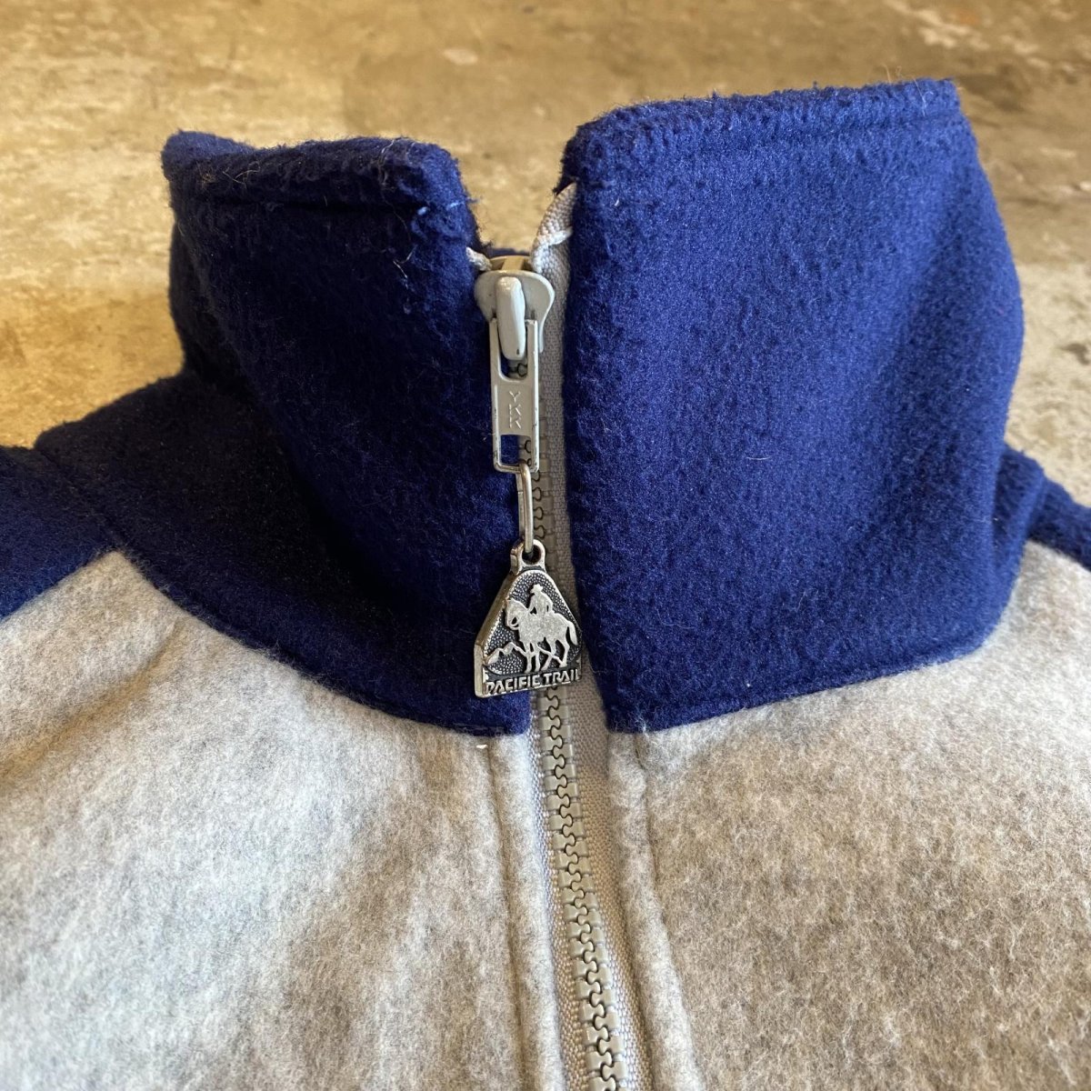 画像5: OLD FREECE HALF ZIP UP RAGLAN DESIGN L/S TOPS / Ladies L / MADE IN USA (5)