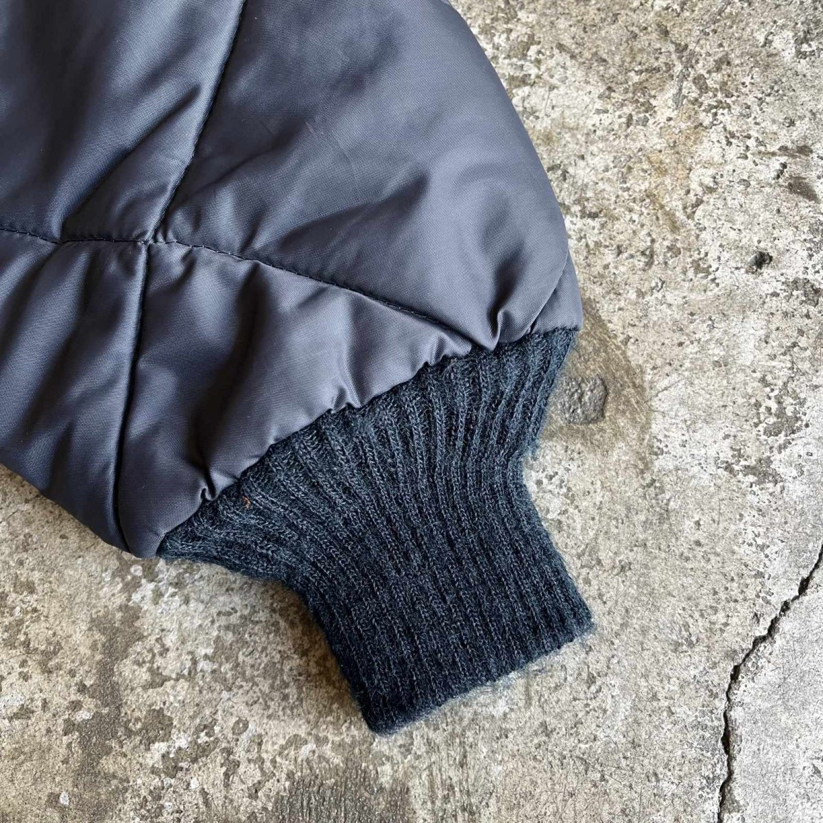 画像6: OLD NAVY COLOR BIG POCKET QUILTING DESIGN ZIP UP JACKET / Ladies L(46) / MADE IN USA (6)