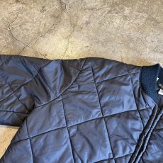 画像12: OLD NAVY COLOR BIG POCKET QUILTING DESIGN ZIP UP JACKET / Ladies L(46) / MADE IN USA (12)