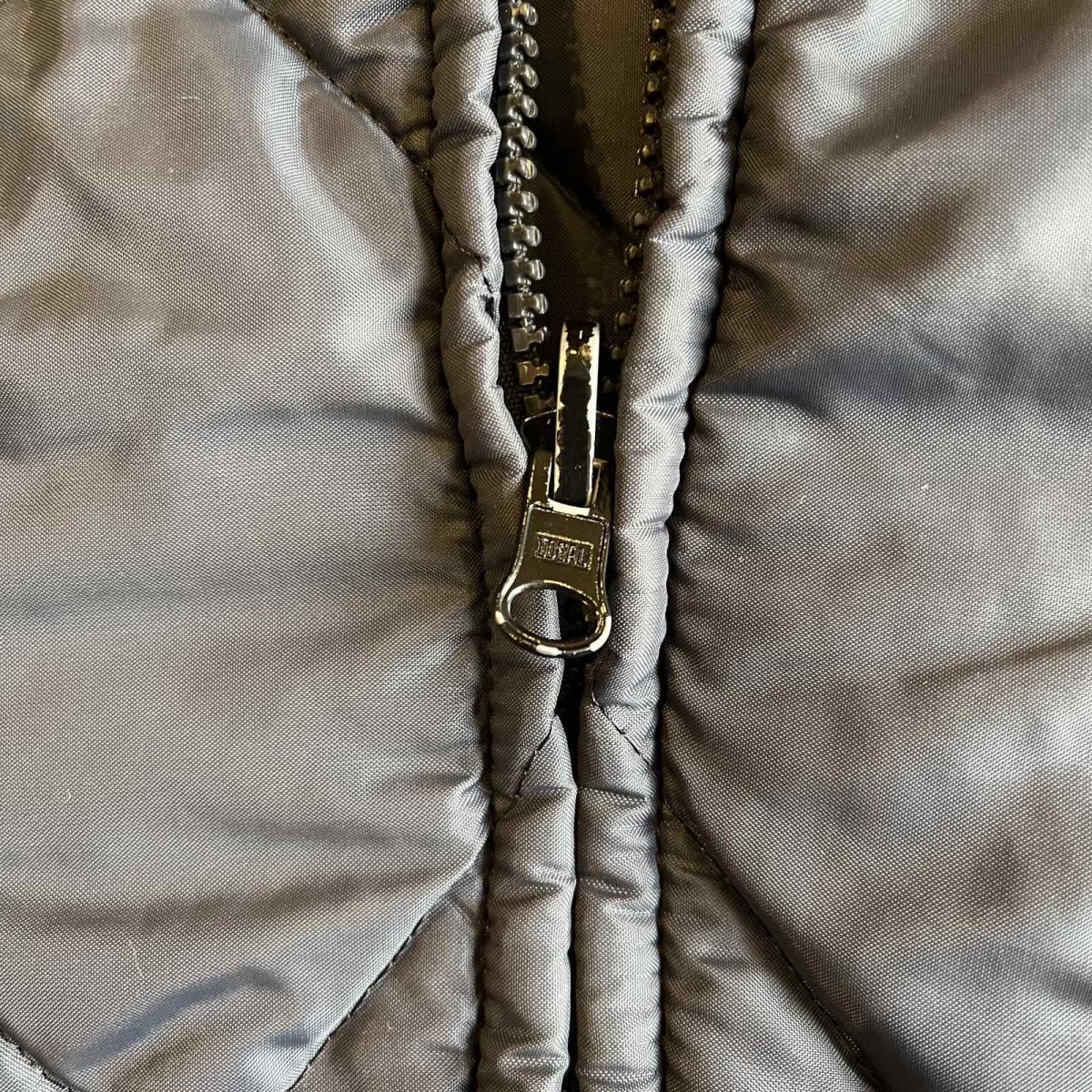 画像11: OLD NAVY COLOR BIG POCKET QUILTING DESIGN ZIP UP JACKET / Ladies L(46) / MADE IN USA (11)