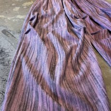 画像7: GRADATION COLOR KNEE TUCK WIDE SILHOUETTE PANTS / ~W37 (7)