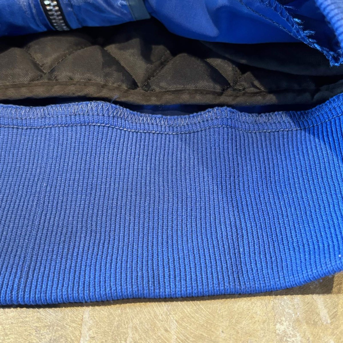 画像8: 80's SHOULDER EMBROIDERY ZIP UP NYLON JACKET / Mens S(L) (8)