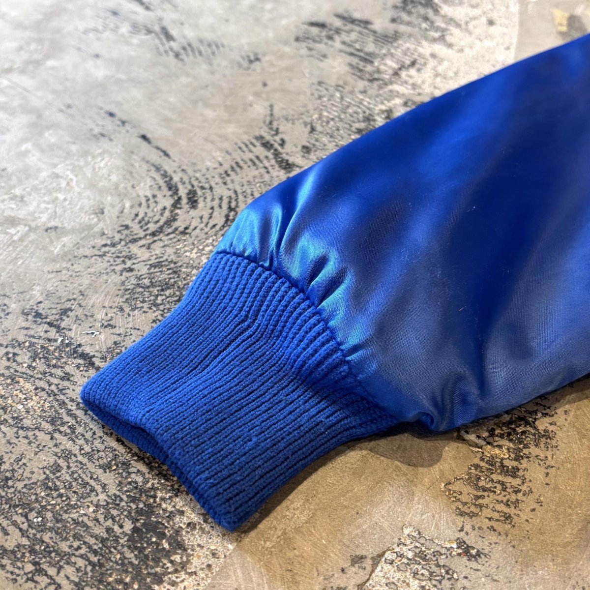 画像7: 80's SHOULDER EMBROIDERY ZIP UP NYLON JACKET / Mens S(L) (7)