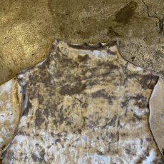 画像8: METALLIC COLOR PIPING DESIGN VELVET HALF NECK L/S TOPS / Ladies M(FREE) (8)