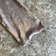 画像6: METALLIC COLOR PIPING DESIGN VELVET HALF NECK L/S TOPS / Ladies M(FREE) (6)