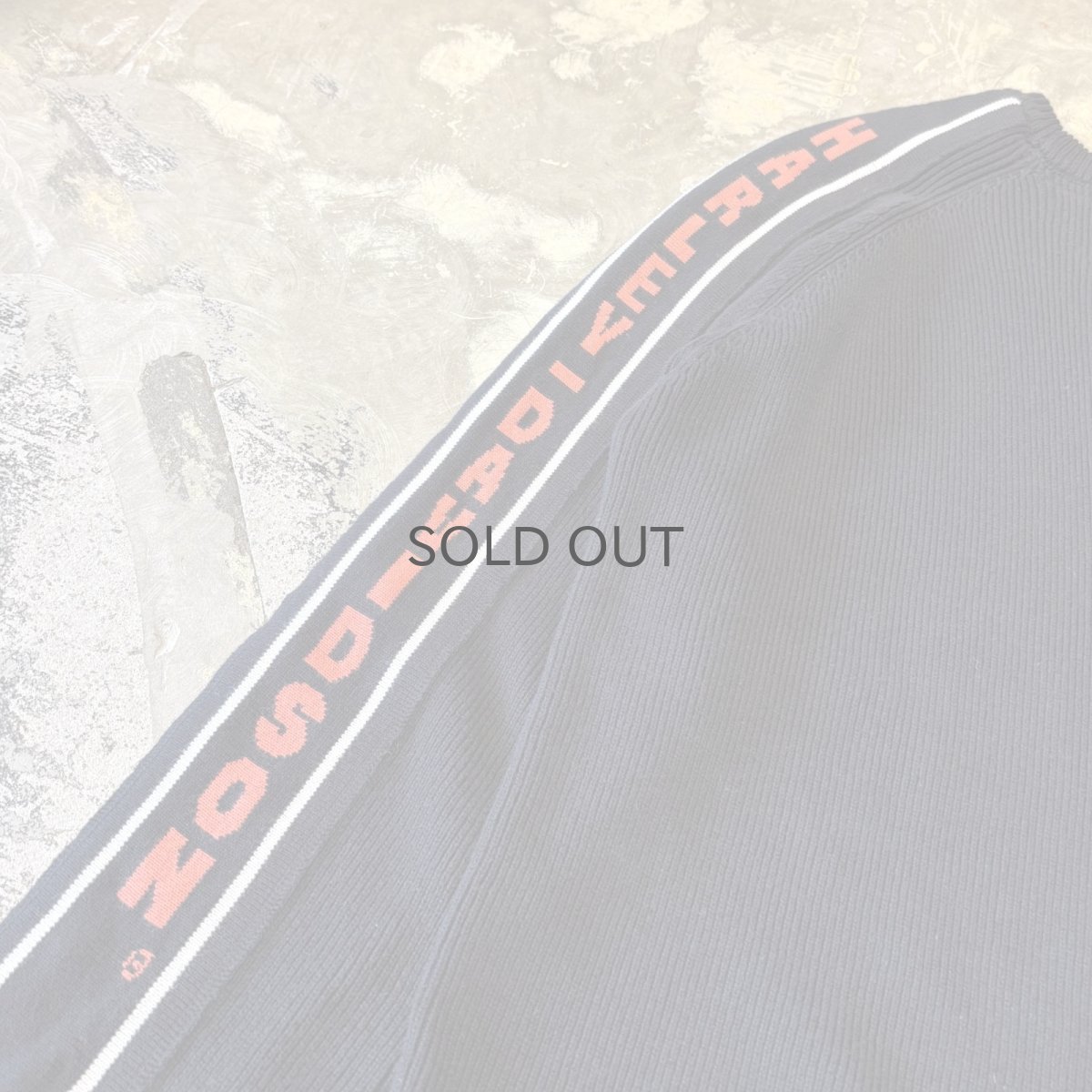 画像10: "HARLEY-DAVIDSON" SLEEVE DESIGN KNIT SWEATER / Mens M (10)