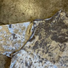 画像10: METALLIC COLOR PIPING DESIGN VELVET HALF NECK L/S TOPS / Ladies M(FREE) (10)