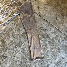 画像7: METALLIC COLOR PIPING DESIGN VELVET HALF NECK L/S TOPS / Ladies M(FREE) (7)