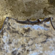 画像9: METALLIC COLOR PIPING DESIGN VELVET HALF NECK L/S TOPS / Ladies M(FREE) (9)