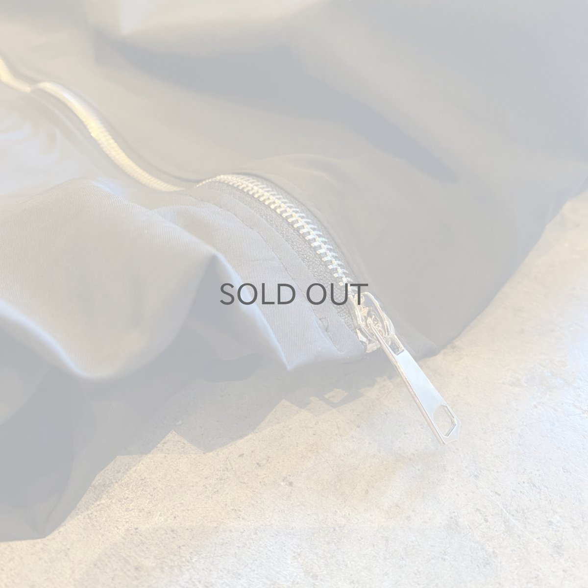 画像11: FRONT ZIP 2BELT DESIGN BALLOON LONG SKIRT / W25~W34 (11)