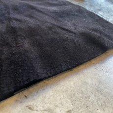 画像9: BLOCK CHECK LEATHER BLACK COLOR SKIRT / W28 (9)