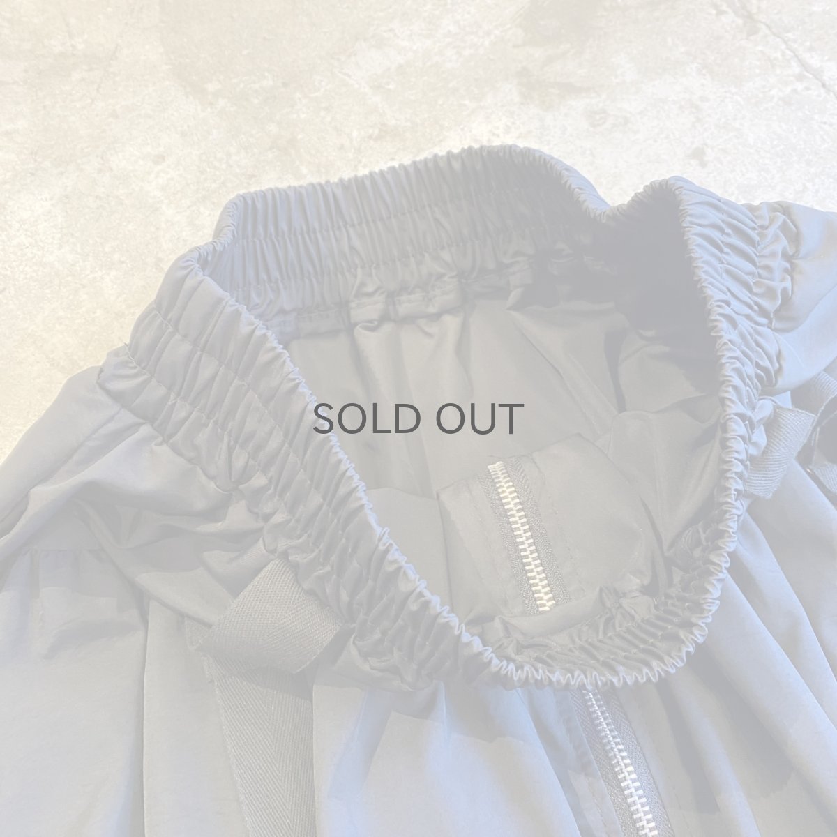 画像7: FRONT ZIP 2BELT DESIGN BALLOON LONG SKIRT / W25~W34 (7)