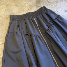 画像3: FRONT ZIP 2BELT DESIGN BALLOON LONG SKIRT / W25~W34 (3)