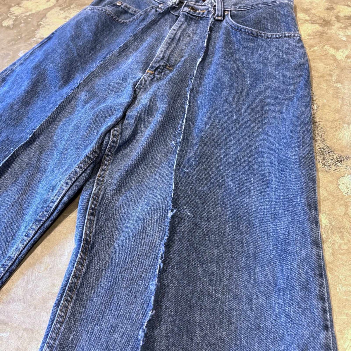 画像4: 【Wiz&Witch】"UNITED" TWINS WIDE DENIM PANTS / W31 (4)