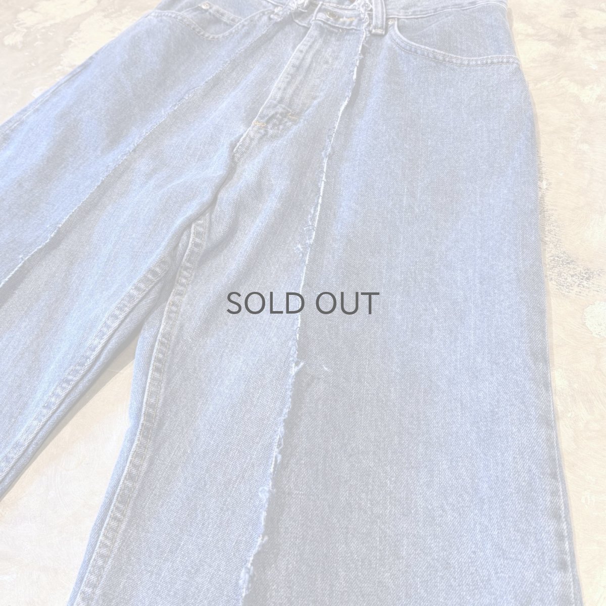 画像4: 【Wiz&Witch】"UNITED" TWINS WIDE DENIM PANTS / W31 (4)