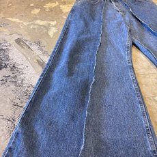 画像7: 【Wiz&Witch】"UNITED" TWINS WIDE DENIM PANTS / W31 (7)