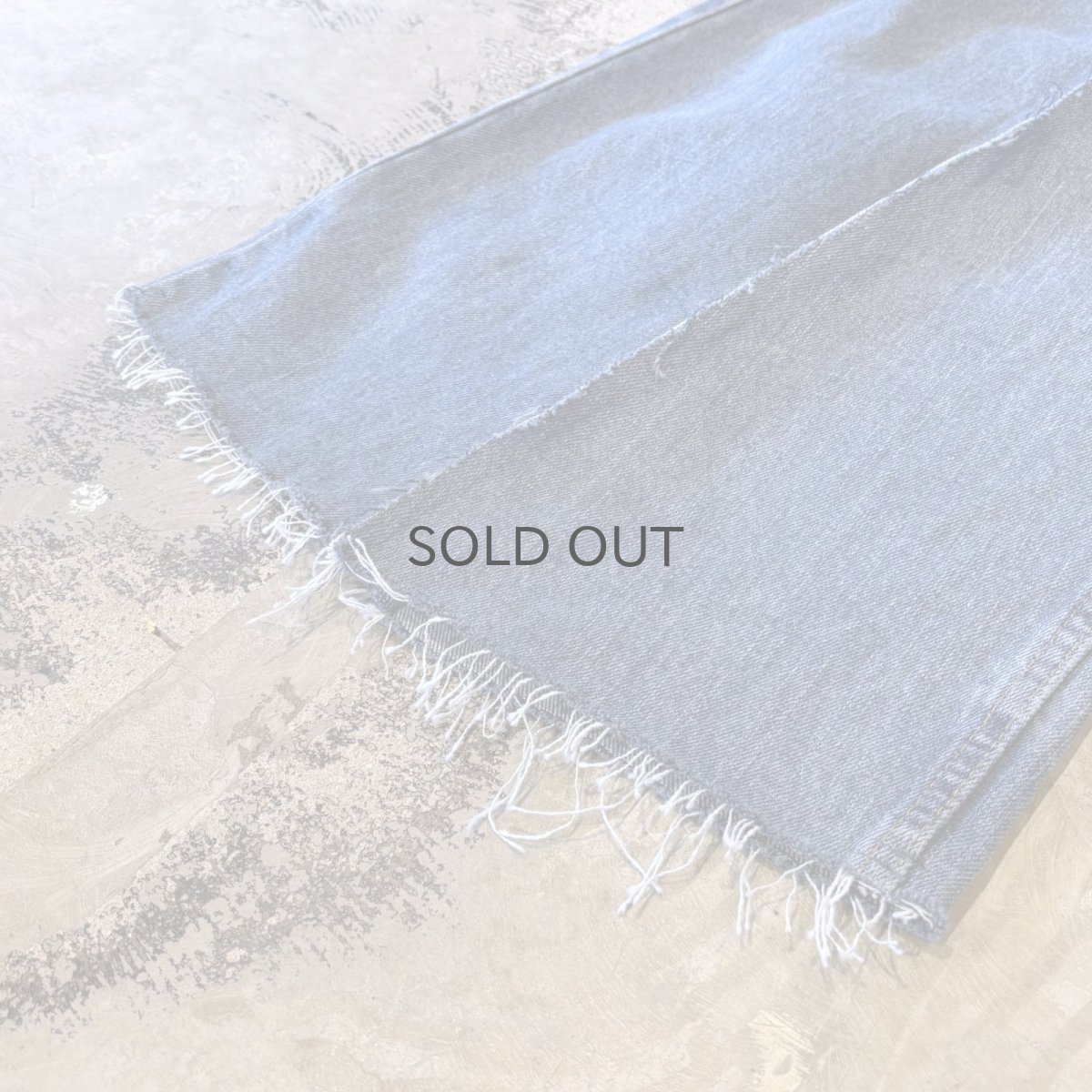 画像8: 【Wiz&Witch】"UNITED" TWINS WIDE DENIM PANTS / W31 (8)