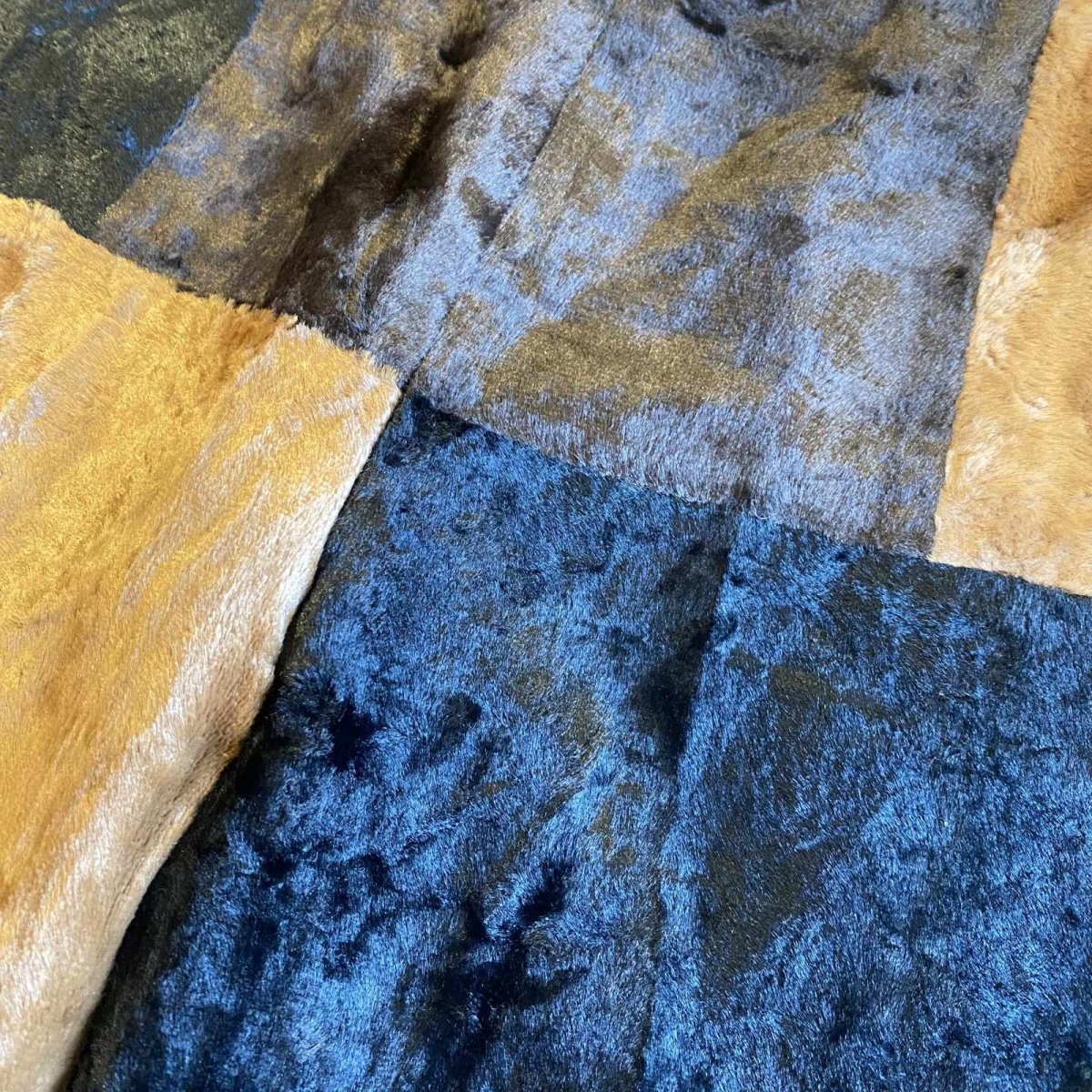 画像5: BLOCK COLOR DESIGN VELVET FLARE PANTS / W26 (5)