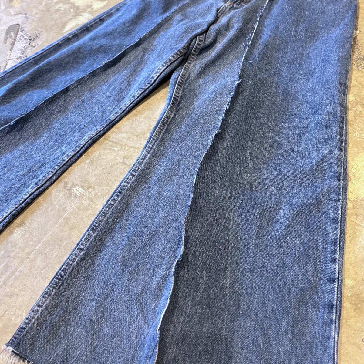 画像6: 【Wiz&Witch】"UNITED" TWINS WIDE DENIM PANTS / W31 (6)