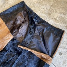 画像7: BLOCK COLOR DESIGN VELVET FLARE PANTS / W26 (7)