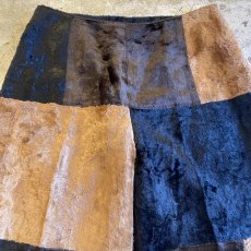 画像4: BLOCK COLOR DESIGN VELVET FLARE PANTS / W26 (4)