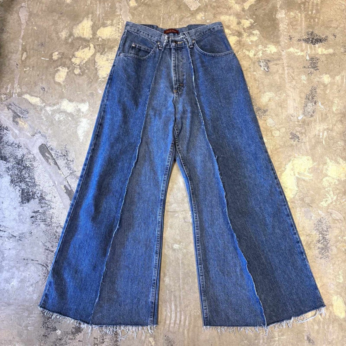 画像1: 【Wiz&Witch】"UNITED" TWINS WIDE DENIM PANTS / W31 (1)