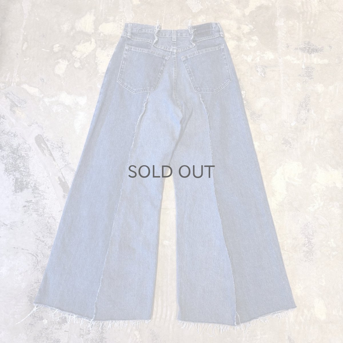 画像2: 【Wiz&Witch】"UNITED" TWINS WIDE DENIM PANTS / W31 (2)