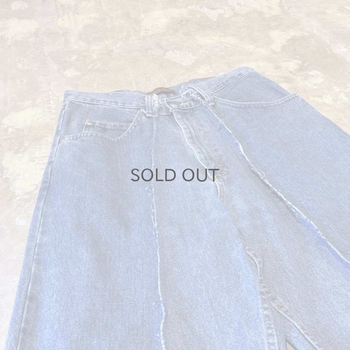 画像3: 【Wiz&Witch】"UNITED" TWINS WIDE DENIM PANTS / W31 (3)