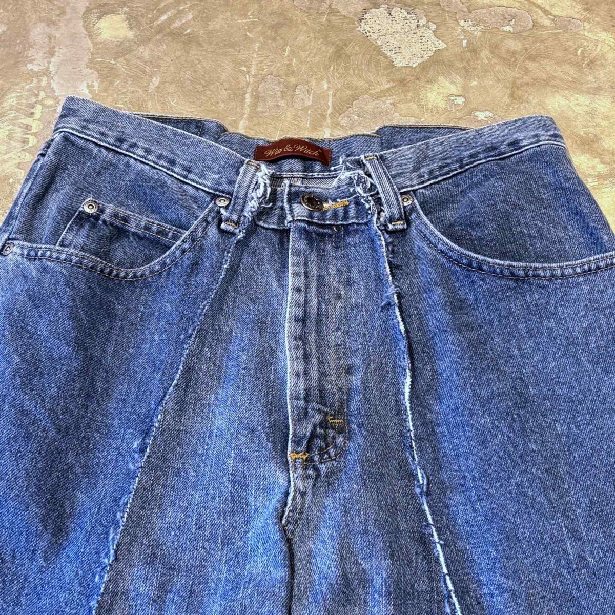 画像10: 【Wiz&Witch】"UNITED" TWINS WIDE DENIM PANTS / W31 (10)