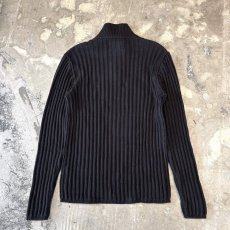 画像2: "NAUTICA JEANS" HALF ZIP COTTON KNIT SWEATER / Mens L (2)