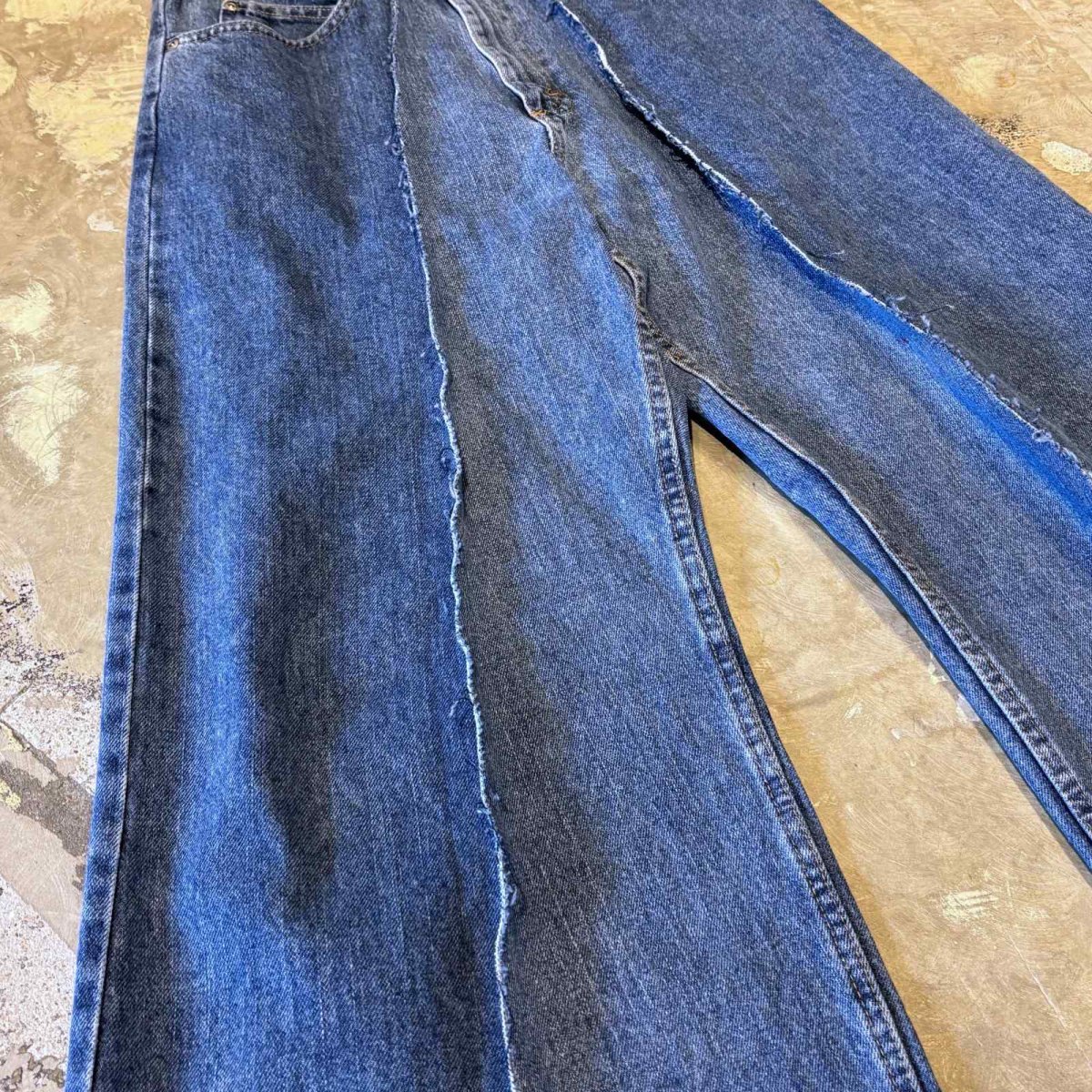 画像5: 【Wiz&Witch】"UNITED" TWINS WIDE DENIM PANTS / W31 (5)