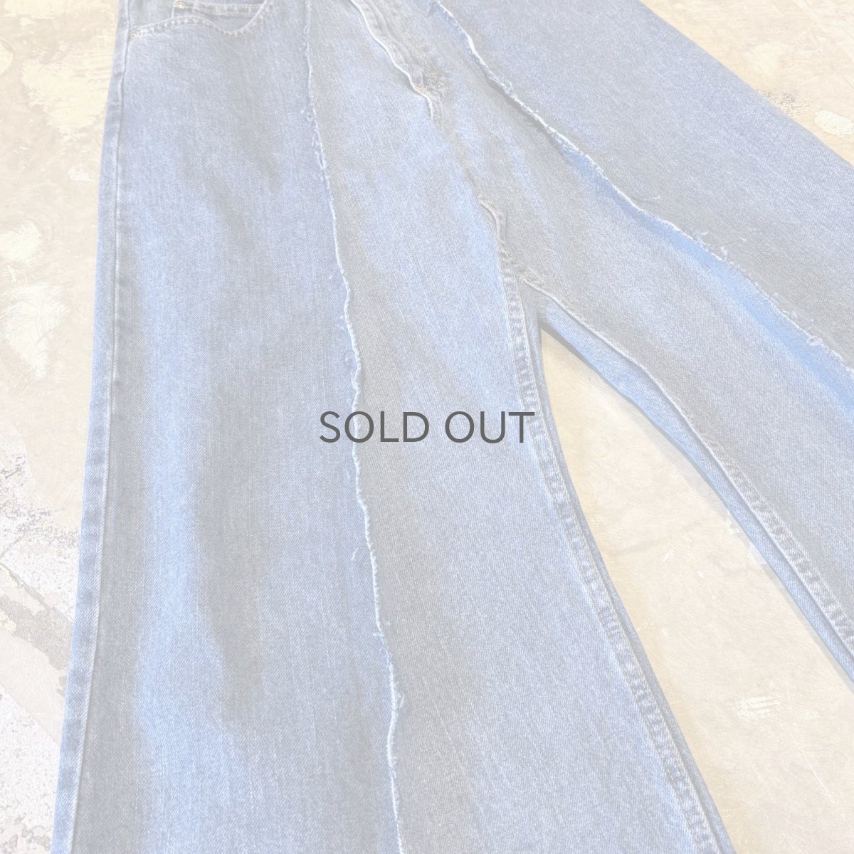 画像5: 【Wiz&Witch】"UNITED" TWINS WIDE DENIM PANTS / W31 (5)