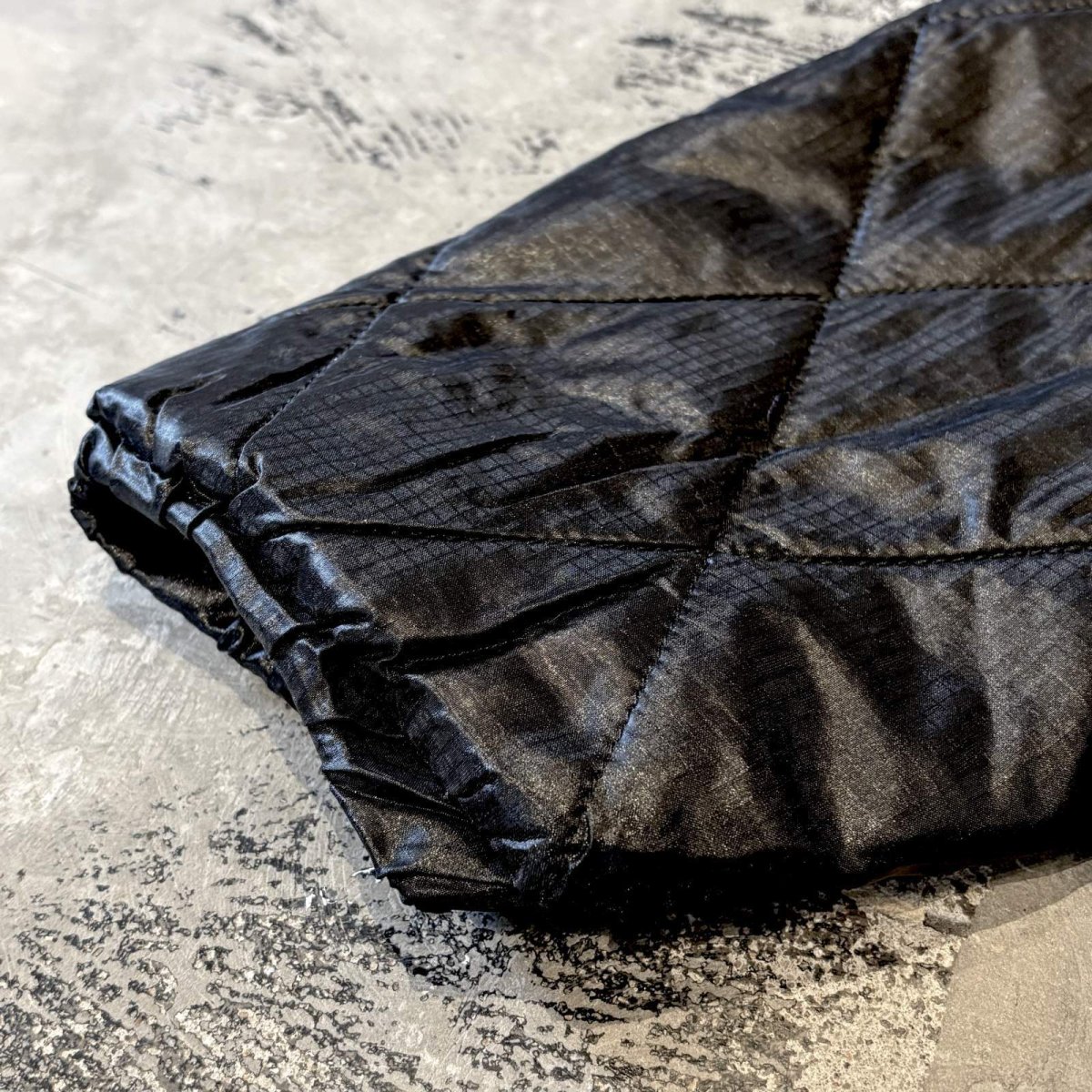 画像7: 【WONDERGROUND】NYLON QUILTING ANORAK PARKA / BLACK / OS (7)