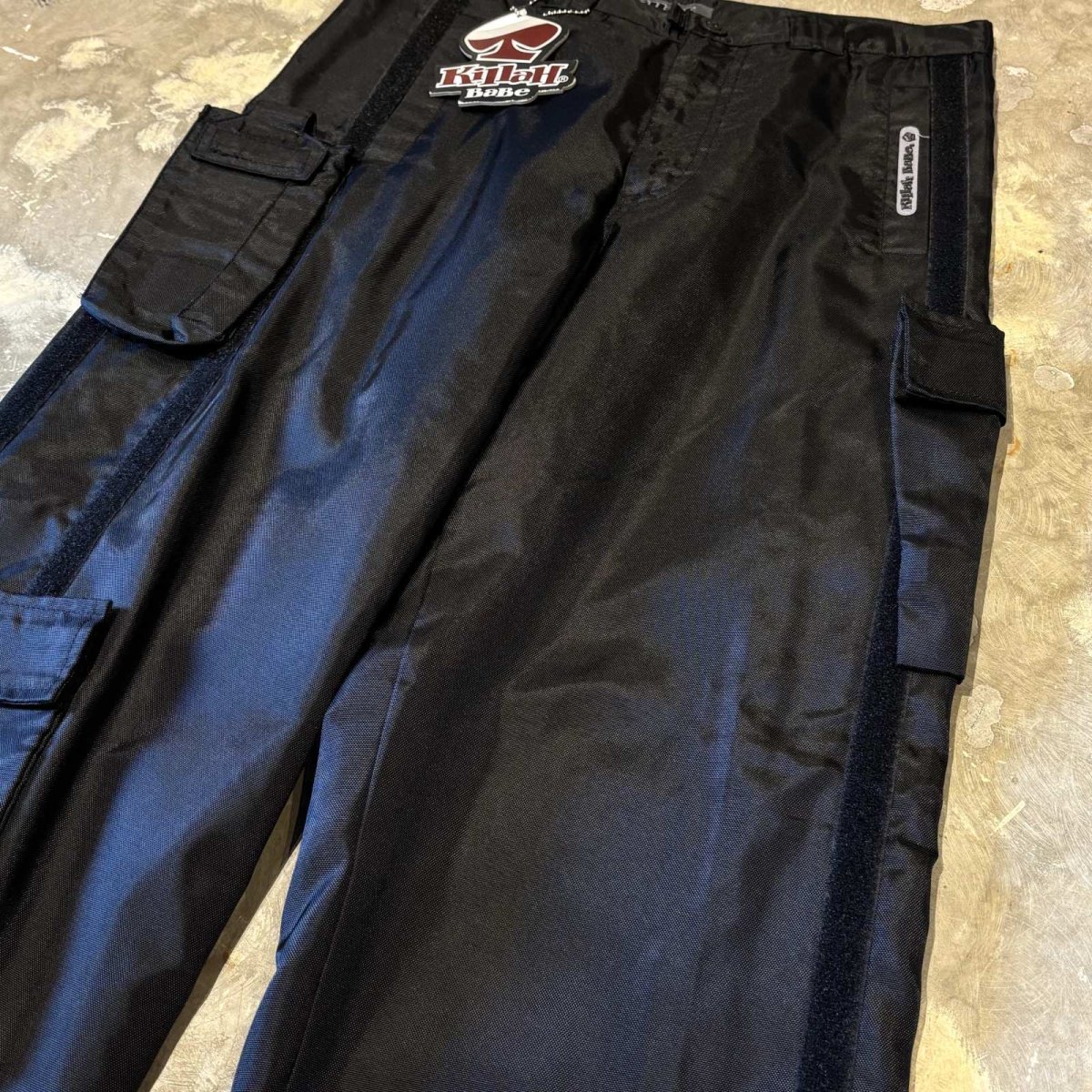 画像4: "KILLAH BABE" SIDE LINE DETACHABLE POCKET NYLON PANTS / W30 (4)
