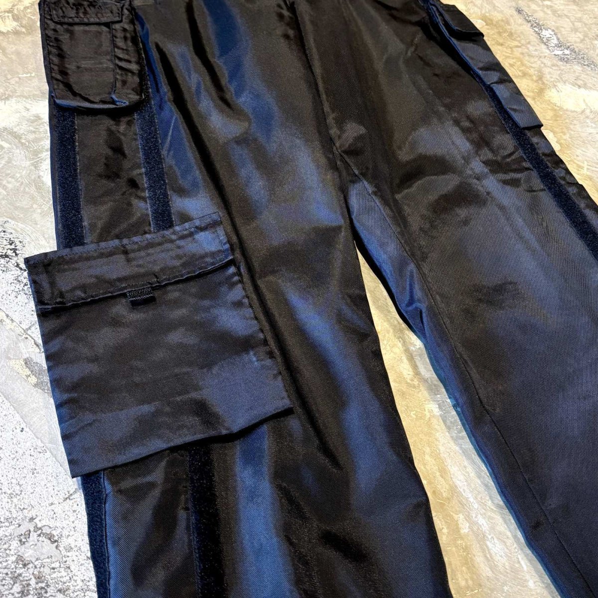 画像5: "KILLAH BABE" SIDE LINE DETACHABLE POCKET NYLON PANTS / W30 (5)