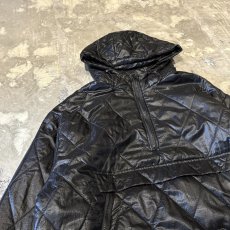 画像3: 【WONDERGROUND】NYLON QUILTING ANORAK PARKA / BLACK / OS (3)