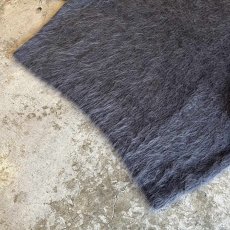 画像4: GRAY COLOR DESIGN SLEEVE MOHAIR KNIT SWEATER / Ladies L (4)