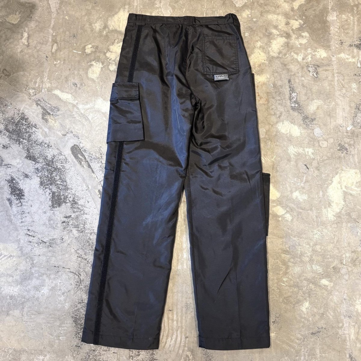 画像2: "KILLAH BABE" SIDE LINE DETACHABLE POCKET NYLON PANTS / W30 (2)