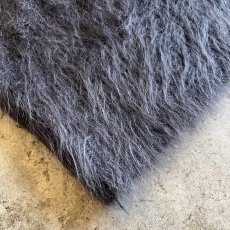 画像3: GRAY COLOR DESIGN SLEEVE MOHAIR KNIT SWEATER / Ladies L (3)