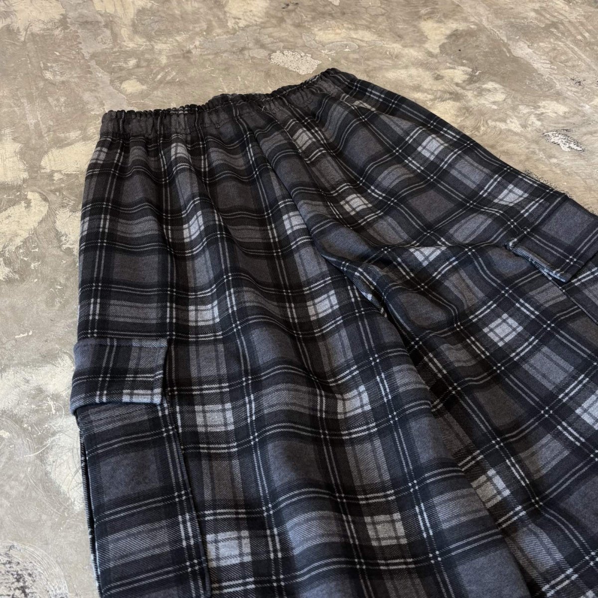画像9: 【WONDERGROUND】ALL OVER CHECK PATTERN CARGO PANTS / OS (9)