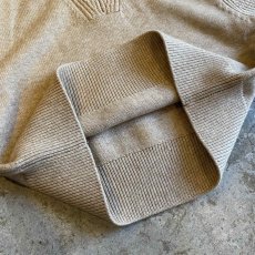 画像8: HALF ZIP POINT RIB DESIGN KNIT SWEATER / Ladies M (8)