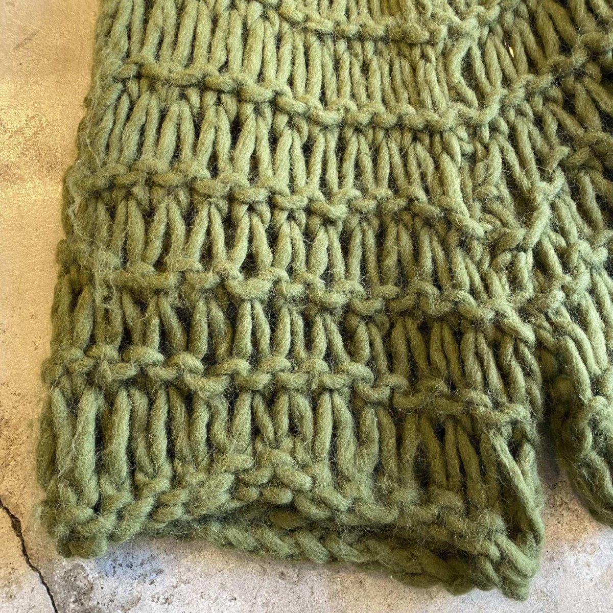 画像4: HAND KNIT CROCHET DESIGN LAYERED PANTS / FREE~W37 / MADE IN ITALY (4)