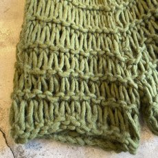 画像4: HAND KNIT CROCHET DESIGN LAYERED PANTS / FREE~W37 / MADE IN ITALY (4)