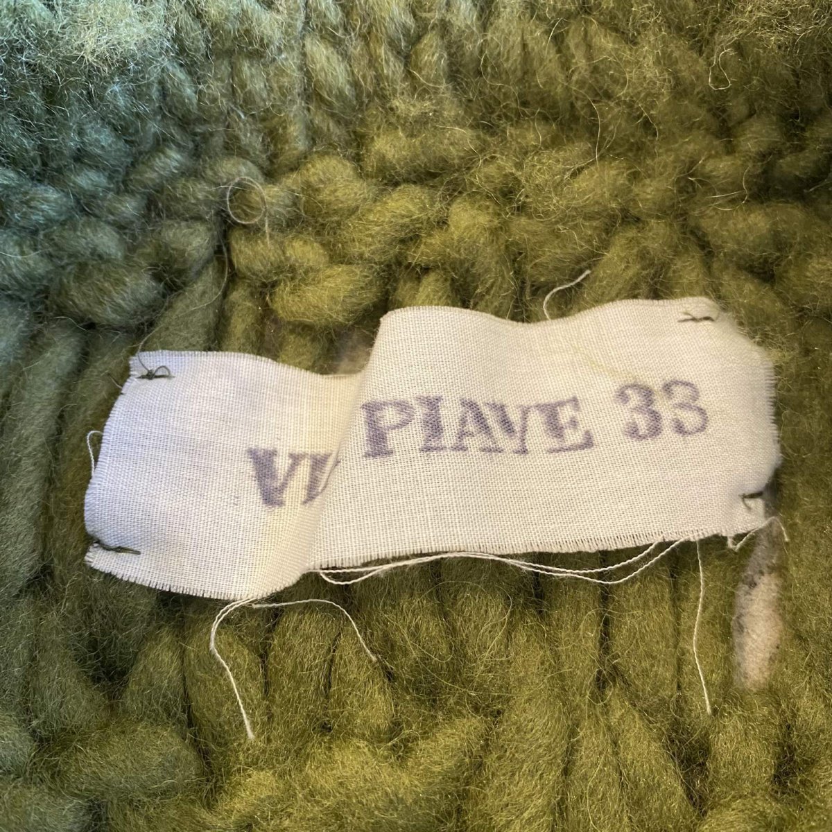 画像11: HAND KNIT CROCHET DESIGN LAYERED PANTS / FREE~W37 / MADE IN ITALY (11)