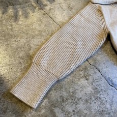 画像4: HALF ZIP POINT RIB DESIGN KNIT SWEATER / Ladies M (4)