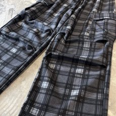 画像6: 【WONDERGROUND】ALL OVER CHECK PATTERN CARGO PANTS / OS (6)