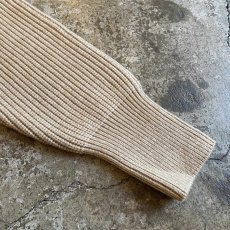 画像5: HALF ZIP POINT RIB DESIGN KNIT SWEATER / Ladies M (5)