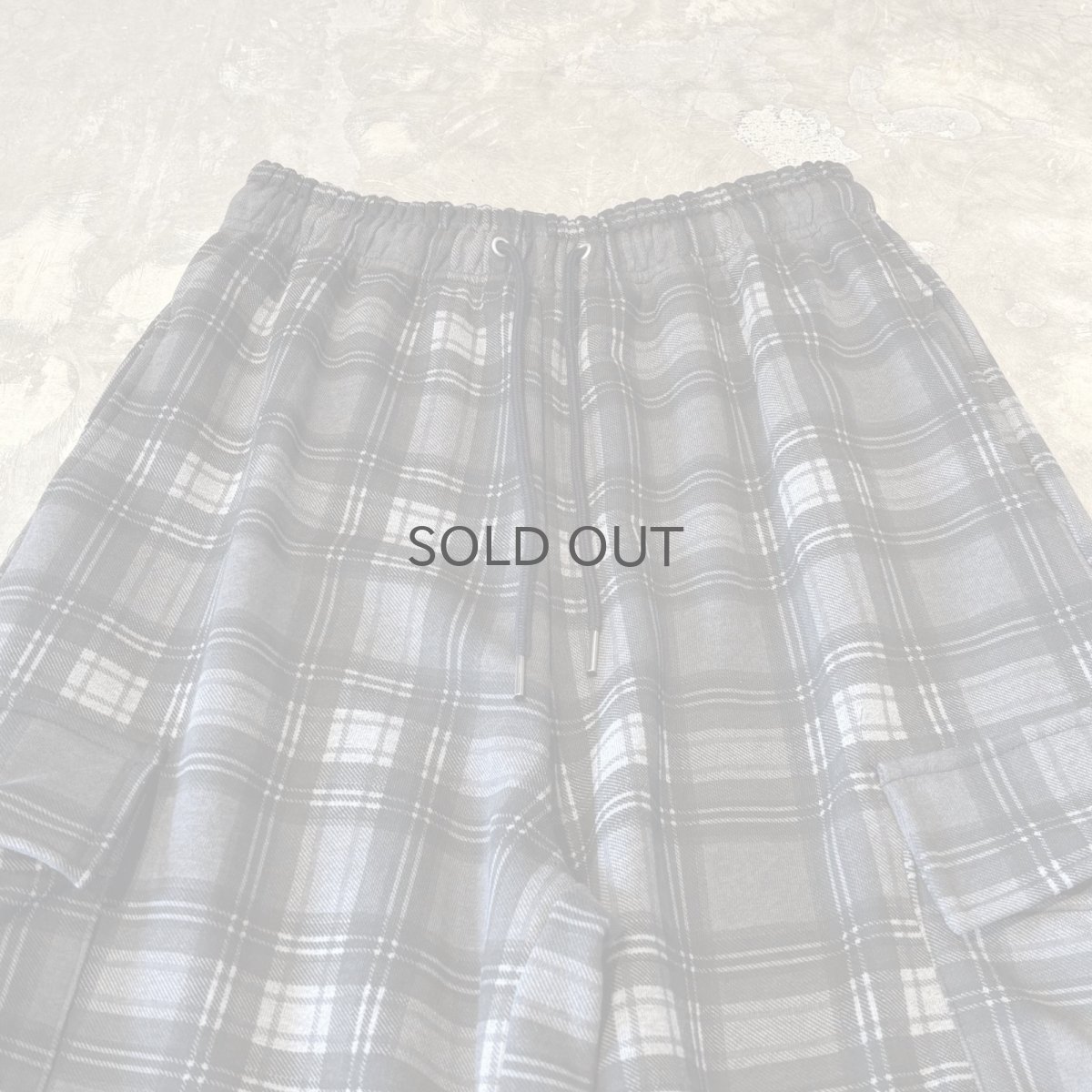画像10: 【WONDERGROUND】ALL OVER CHECK PATTERN CARGO PANTS / OS (10)