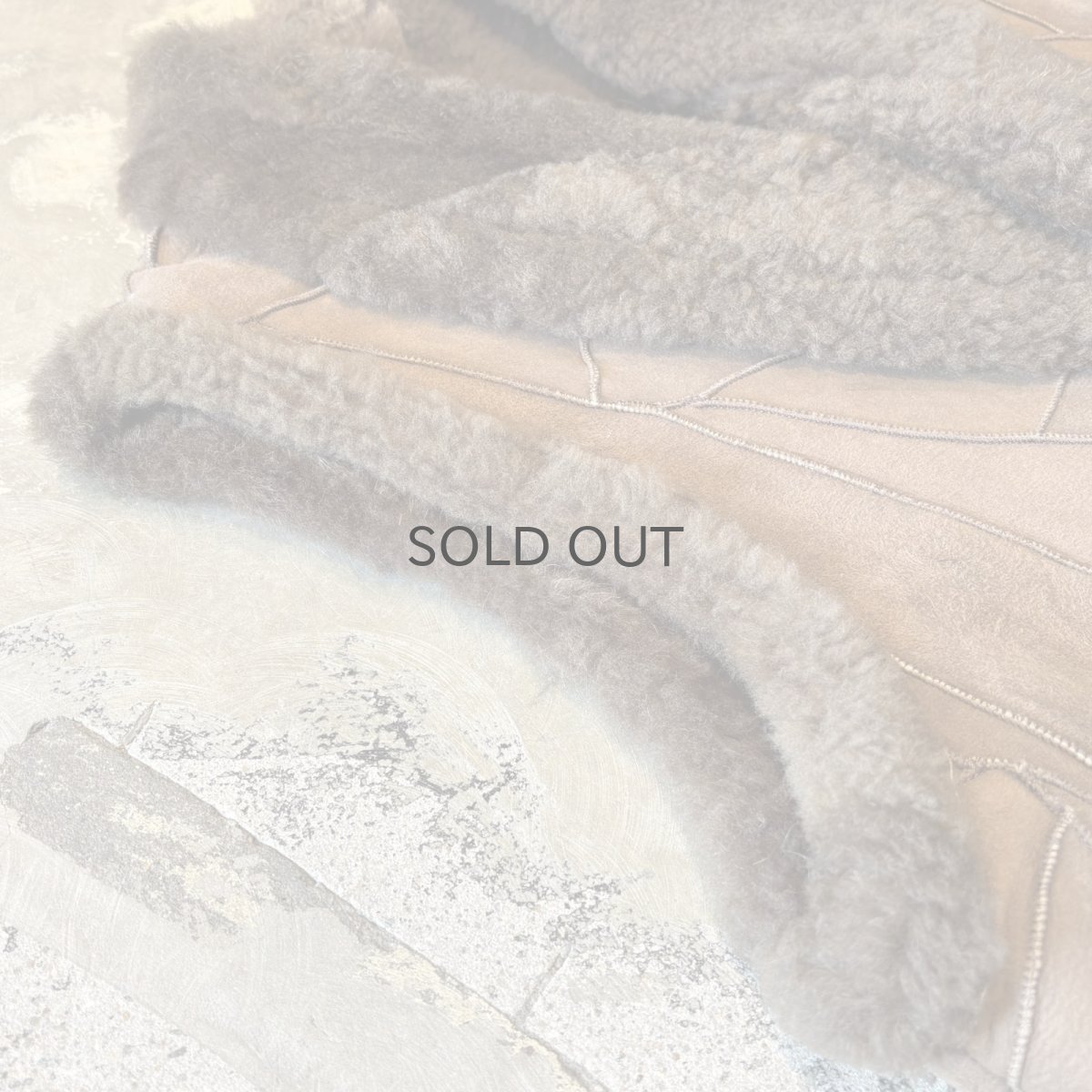 画像7: BROWN COLOR SUEDE LEATHER×BOA SWITCHED VEST / Mens XL (7)