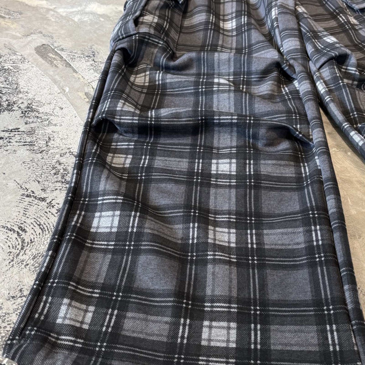 画像7: 【WONDERGROUND】ALL OVER CHECK PATTERN CARGO PANTS / OS (7)